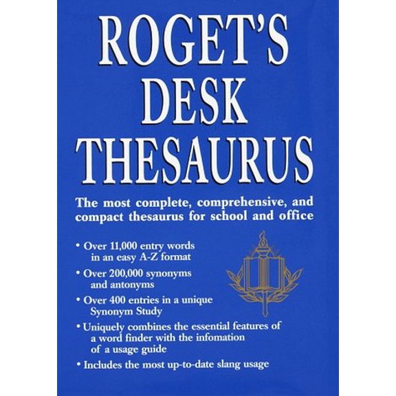 Pre-Owned Roget's Desk Thesaurus (Hardcover) 0517180855 9780517180853