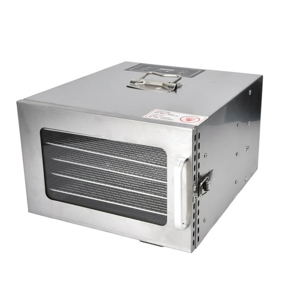 400W Food Dehydrator, Electric Food Dryer Machine With 6 Stainless Steel Trays, Food Dehydrator Machine With Temperature Control For Fruit Vegetable Meat Beef Jerky Maker