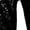 Black, variant on Quixlent Women Pants Mid-rise Solid Color Sparkling Sequins Casual Trousers Wide Leg Stage Dance Pants Night Club Party Wear