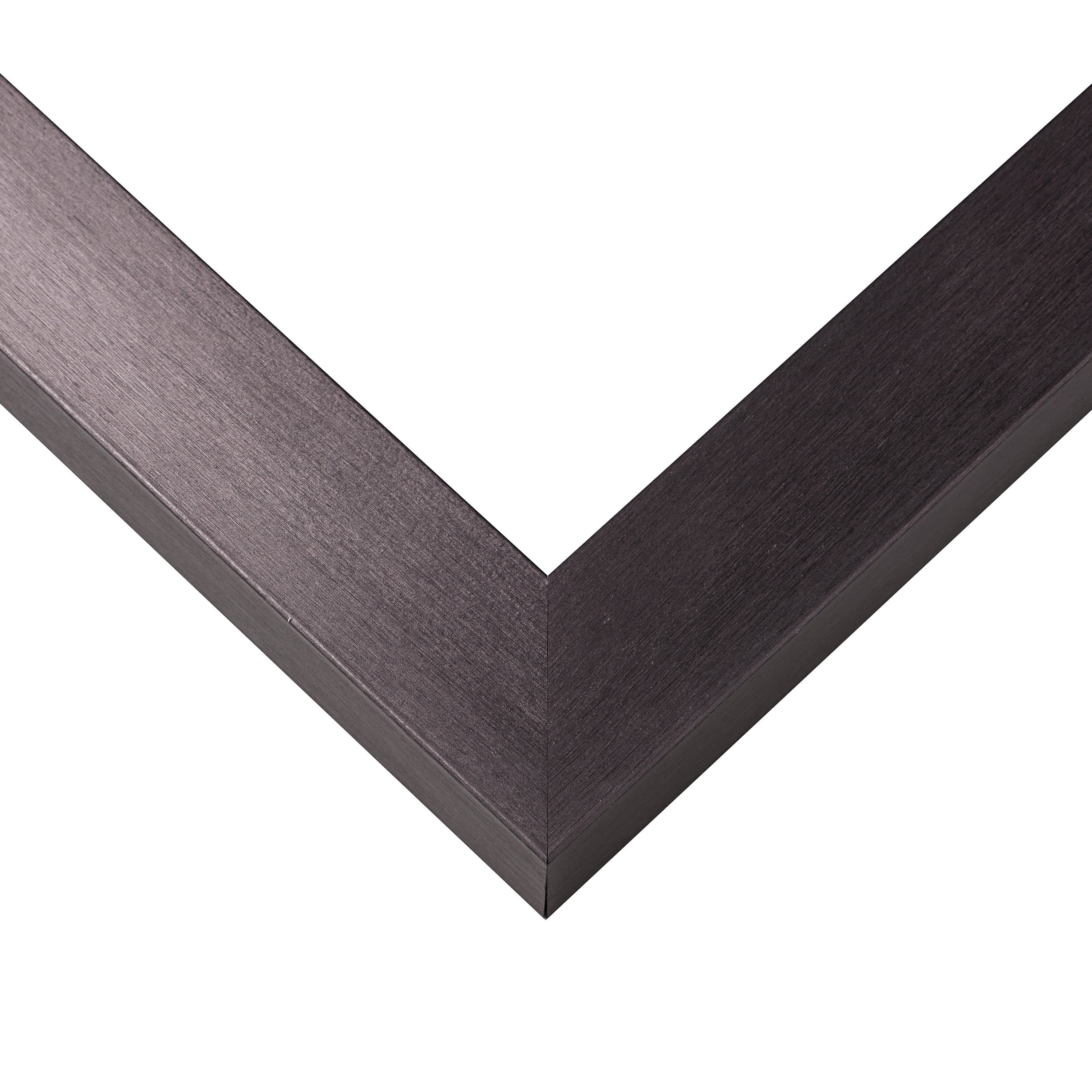 Craig Frames Modern Aesthetics 150, 18x24 inch Picture Frame Matted for a 12x18 Photo, Charcoal