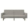 DHP Paxson Futon, Light Gray Linen