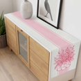 thumbnail image 4 of Eucalyptus Pink Table Runner - 70 Inch Long, Kitchen Dining Table Runner Dresser Scarves, Vintage Bottle Succulents Flower Stripes Farmhouse Decor for Coffee Tables Wedding Party Banquet, 4 of 8