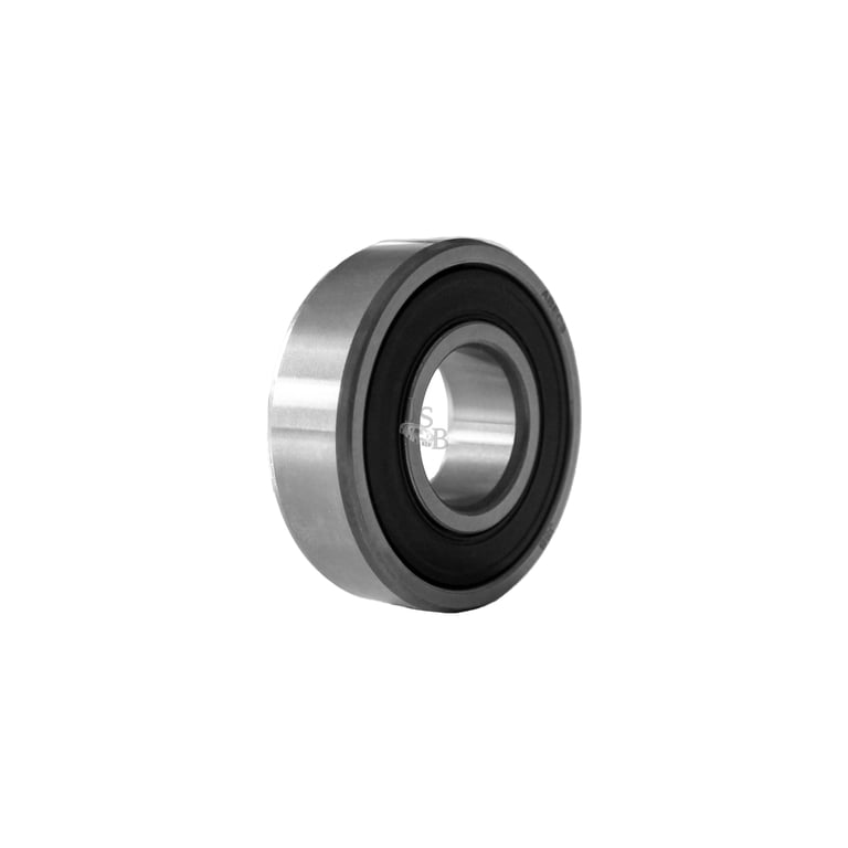 PGN (2 Pack) 6004-2RS Bearing - Lubricated Chrome Steel Sealed Ball Bearing - 20