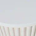 thumbnail image 6 of Jofran Auden 24" Round Mid-Century Modern Fluted Pedestal Base End Table, 6 of 7