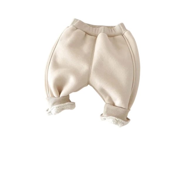Solid Color Childrens Fleece Jogger Pants