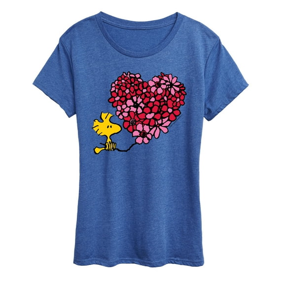Peanuts - Flower Heart - Women's Short Sleeve Graphic T-Shirt