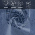 thumbnail image 5 of Nautical Compass Cloth Napkins, Navy Blue Striped Coastal Compass Washable and Reusable Dinner Napkins Set of 8, Table Napkin for Kitchen Party Birthday Wedding Hotel Housewarming 20"x20", 5 of 8