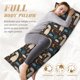 thumbnail image 5 of Balery Cute Alpaca Funda Protectora para Almohada Corporal de Algodón Hipoalergénico con Cierre(55 x 21 pulgadas), Almohadas No Incluidas, 5 of 5