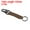 Brown, variant on Uxcell Paracord Keychain, 2 Pack Braided Lanyard Key Clip Survival Keychains Black