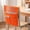 Orange, variant on Desk Hanging Storage Organizer with Name Pocket, 3-Pocket Denim Seat Caddy for Students, Multi-Purpose Classroom Neckwear for Supplies, Black