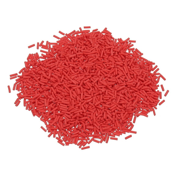 Uxcell 100g Fake Sprinkles, Faux Sprinkles Clay Sprinkles Sugar Granules, Red