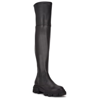 REACTION KENNETH COLE Womens Black Slouched Stretch Wind-y  display picture 1