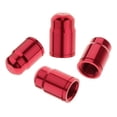 thumbnail image 3 of S SERENABLE Ensemble de 4 Capuchons de Tige de Valve de Pneu Universels Accessoires de Protection contre la Poussière Rouge, 3 of 6