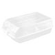 thumbnail image 1 of Caja de almacenamiento de zapatos de plástico, caja gruesa, contenedor grande y transparente para zapatos de hombre y mujer (blanca), 1 of 7
