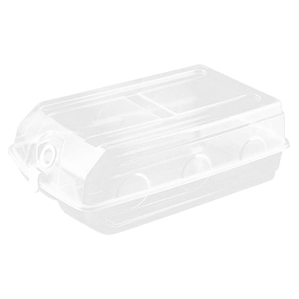 Caja de almacenamiento de zapatos de plástico, caja gruesa, contenedor grande y transparente para zapatos de hombre y mujer (blanca)