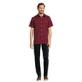 thumbnail image 2 of George Men's & Big Men's Microfiber Button-Up Shirt with Short Sleeves, Sizes S-3XL, 2 of 6