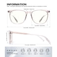 thumbnail image 4 of Gafas de luz azul ANYLUV para mujer y hombre, UV400, antifatiga visual, 4 of 7