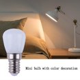 thumbnail image 1 of Peggybuy E14 Light Bulb 3W 220V LED Decorative Light Fridge Lamp (White), 1 of 7