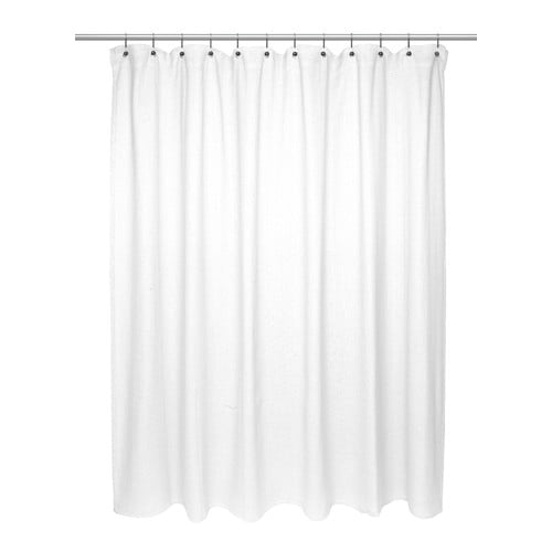Standard Size 100 Cotton Chevron Weave Shower Curtain White Com Cotton Chevron Weave Shower Curtain, Standard Size Shower Curtain