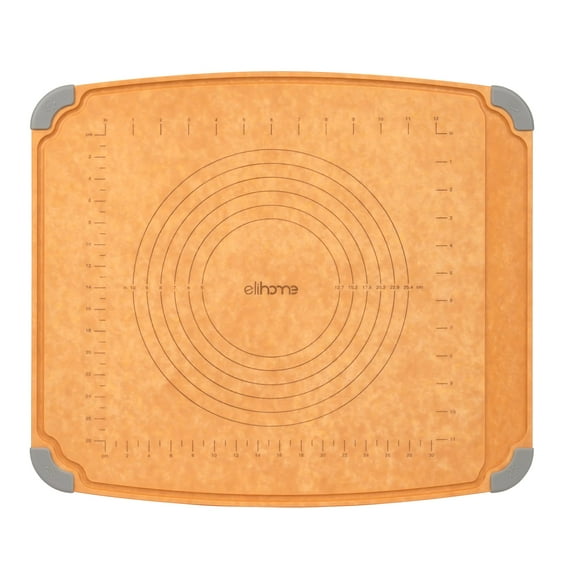 Tabla de cortar Elihome de fibra de madera 38 x 46 cm antideslizante
