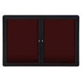 thumbnail image 2 of Ghent's Vinyl 34" x 47" 2 Door Ovation Letterboard in Burgundy Red, 2 of 2