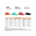 thumbnail image 2 of Frontwalk Unisex Athletic Shoes Color Block Sneakers Lace Up Running Shoe Jogging Lightweight Trainers Mens Mesh Sport Sneaker Pink(Woman) 5.5, 2 of 6