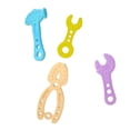 thumbnail image 1 of Juguetes para Bebés Teether Bebé, Chupete Relajante Bebé, 3-12 Meses de Edad Bebé Mascar Juguete, 4 Piezas Bebé Teether Juguetes, 1 of 9
