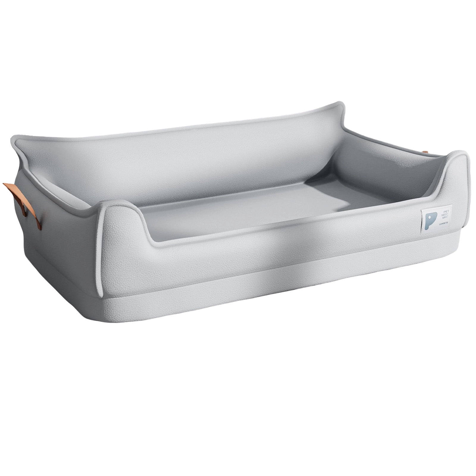 Removable Orthopedic Dog Beds for Dogs, Leather Memory Foam Dog Sofa Bed, Waterproof Durable Dogs Bed Couch with Non Skid Bottom for All Pet Sizes