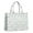 White Buffalo Skull, variant on Large Capacity Tote Bag,White Elephant Pattern Handbag Fashion Luxury Tote Bag,15.7"x13"x 5.1" Inches,Laptop Compatible