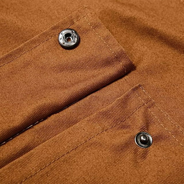 Becaristey Salopette de Travail Vintage pour Hommes en Polyester Durable et Confortable Jeans Mode pour Hommes pour le Travail Réutilisable Brun TG
