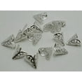 thumbnail image 6 of U8MO 100 Silver Filigree Flower Cone Shape End Beads Cap 16X11mm Jewelry Finding, 6 of 9