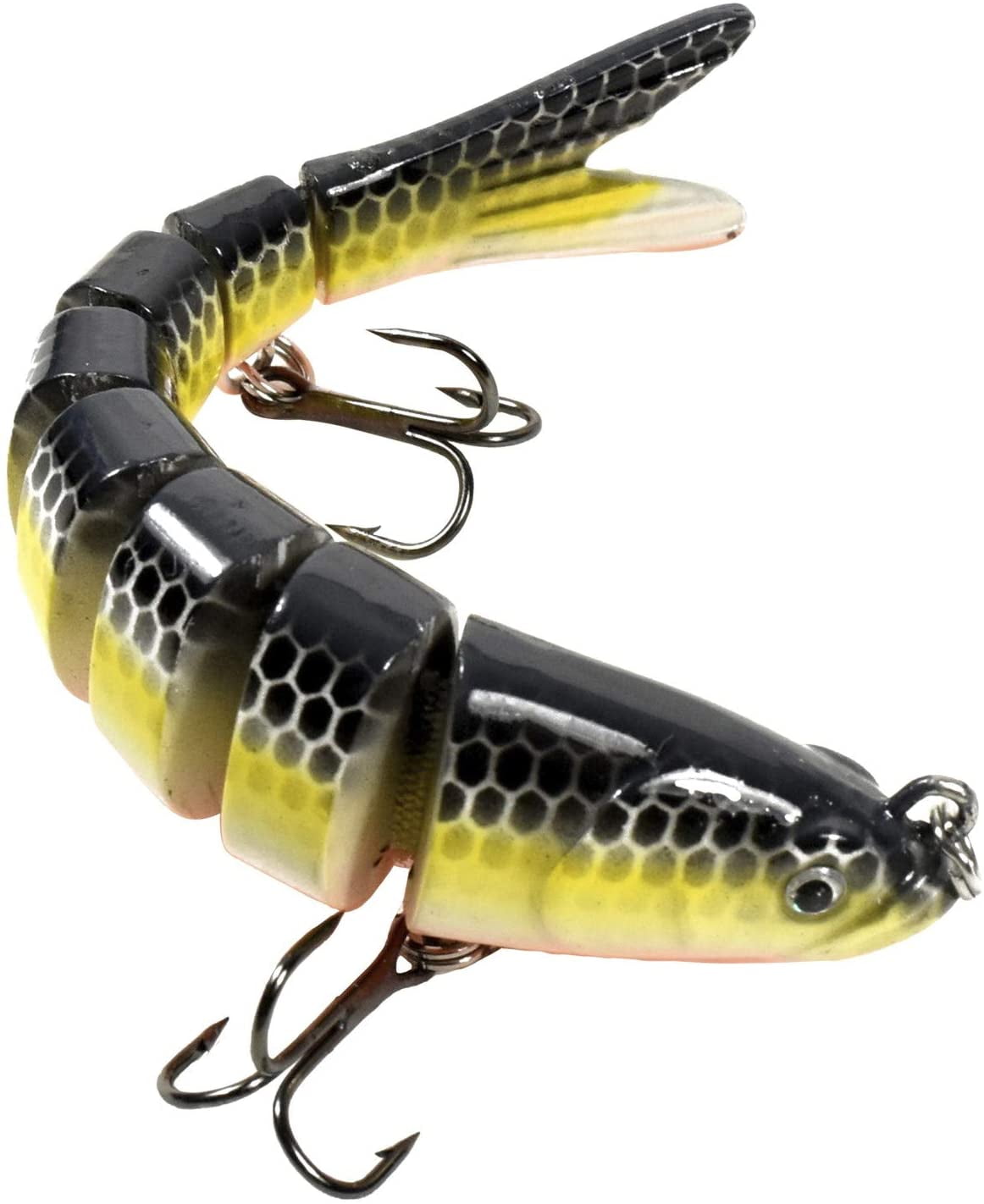 HQRP 3.9 Fishing Lure 0.4oz Freshwater Saltwater Lakes Fish Bait Jointed  Multi-Section Slow Sinking Glide