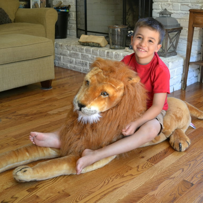 Large stuffed lion outlet