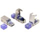 thumbnail image 2 of 4X Enchufe de Conector CAT8 RJ45 Sin Herramienta de Crimpado CAT8 40Gbps 50U Cable de Red Blindado de AleacióN de Zinc Enchufe RJ45 (Azul), 2 of 6