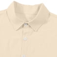 thumbnail image 3 of Luvrsol Cotton Sleeveless Shirts for Men Solid Button-Down Collar Cardigan Casual Sport Tops, S-3XL, 3 of 8