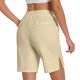 thumbnail image 4 of WILLBEST Pantalones Capri Casuales para Mujer, de Verano, Elásticos, Hasta La Rodilla, para Entrenamiento, Yoga, Informales, con Cintura Elástica, con Bolsillos, 143 Grande, 4 of 5
