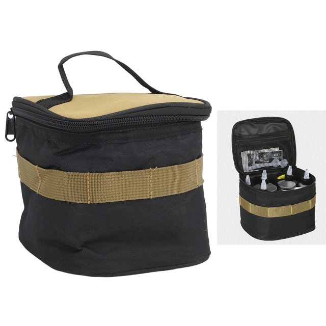 Oil Bottle Storage Bag, Lightweight Large Capacity Seasoning Storage Bag Durable Sturdy Stylish Look Abrasion Proof For Traveling