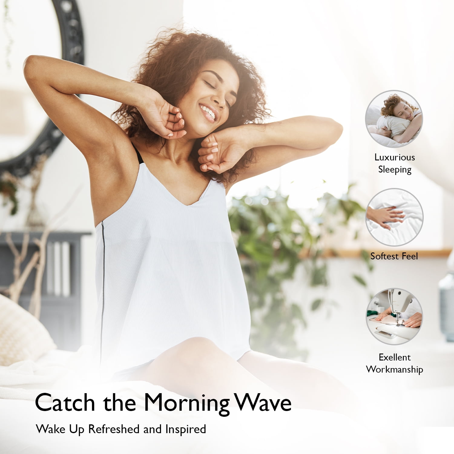 Linenwalas Organic Cooling Bamboo 5PC Bedspread Set for Christmas Home Decoration- Super Breathable Quilted Bedding Set with 1 Bedcover, 2 Pil並行輸入 : Linenwalas Organic Cooling Viscose from Bamboo 5PC