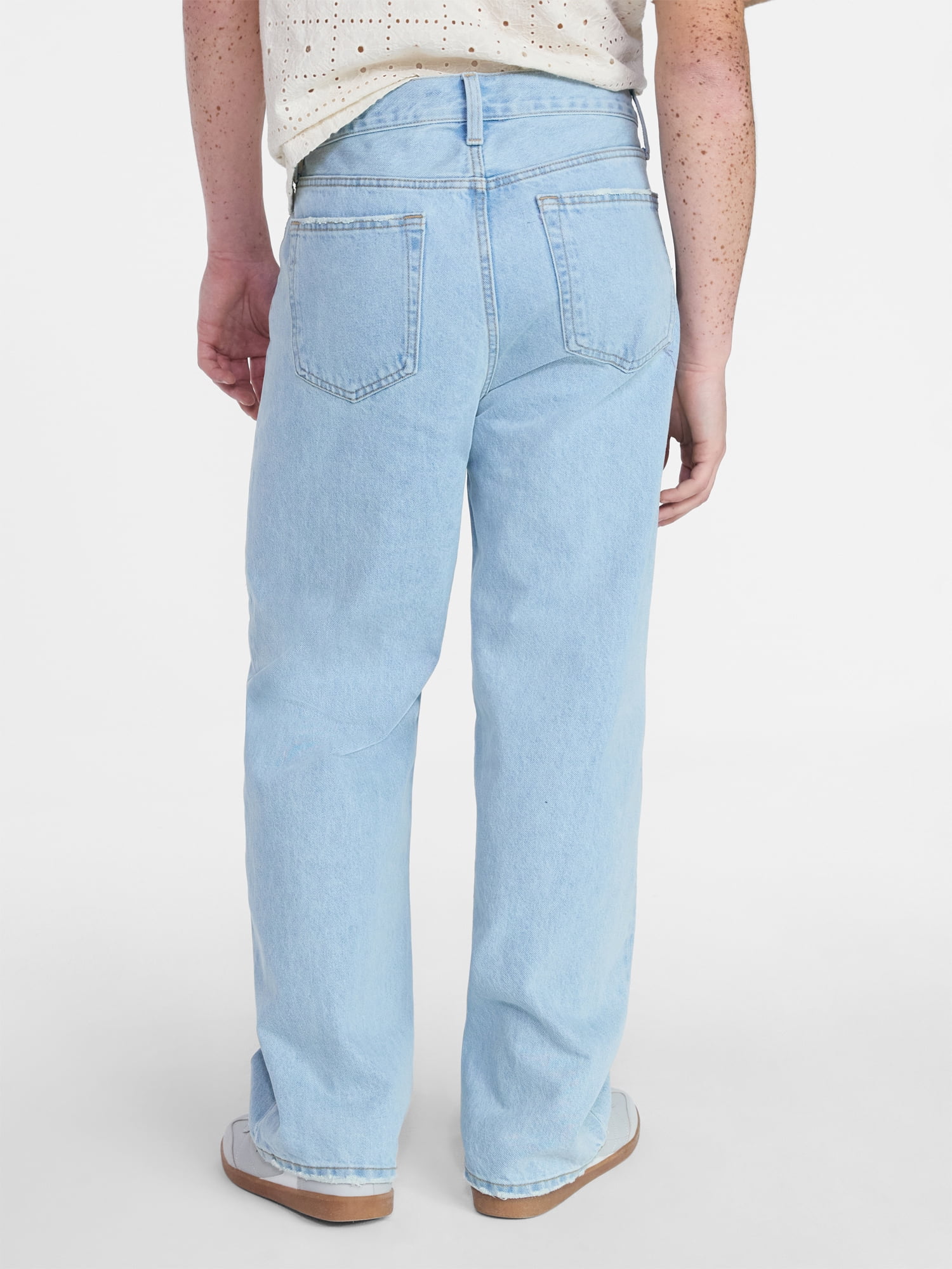 No Boundaries Baggy Fit Jeans, 100% Cotton 14 oz Denim, Men's 28x30-40x32