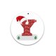 thumbnail image 2 of Ornamentos Colgantes Personalizados Del Alfabeto Del Árbol de Navidad, Acrílico 8cm Bricolaje para Regalo Y Decoración de Fiesta Ornamentos Del Árbol de Navidad, 2 of 2