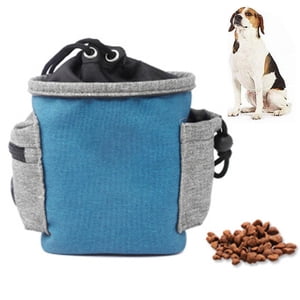 Dog Treat Pouch, Dog Treat Bag for Training Small To Large Dogs, Easily Carries Pet Toys, Kibble, Treats, Built-in Poop Bag Dispenser