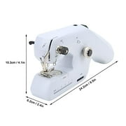Handheld Sewing Machine, 1 Set Household Portable Electric Dual Line Sewing Machine with Ergonomic Handle Small Sewing Machine for Home Sewing Amateurs Beginners Embroidery, US Plug 110?240V