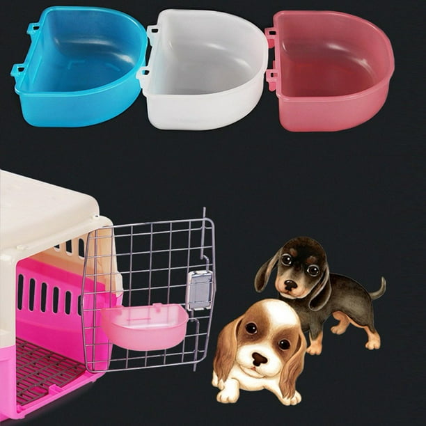 Hanging Pet Bowls for Dogs Cats Cage Kennel Crate Feeder Dishes for Food Water Walmart