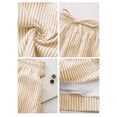 thumbnail image 3 of Qaspx Womens 2 Piece Outfit Sleeveless Tank Top Matching Shorts Loungewear Striped Vacation Sets, 3 of 6