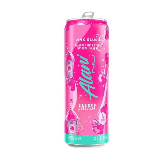 Alani Nu Energy Drinks Strawberry Sunrise, Pink Slush, Juicy Peach Flavors Variety Pack Sugar-Free, Low-Calorie, 200mg Caffeine, 12 fl oz (Pack of 6)