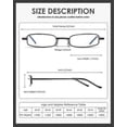 thumbnail image 3 of 3 Pack Slim Pocket Reading Glasses For Men Women Blue Light Blocking Compact Readers Spring Hinge Me, 3 of 5