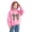 Pink, variant on CYRBOKO Girls Graphic Hoodies Size 6, Casual Soft Lightweight Long Sleeve Hooded Sweatshirt Pink
