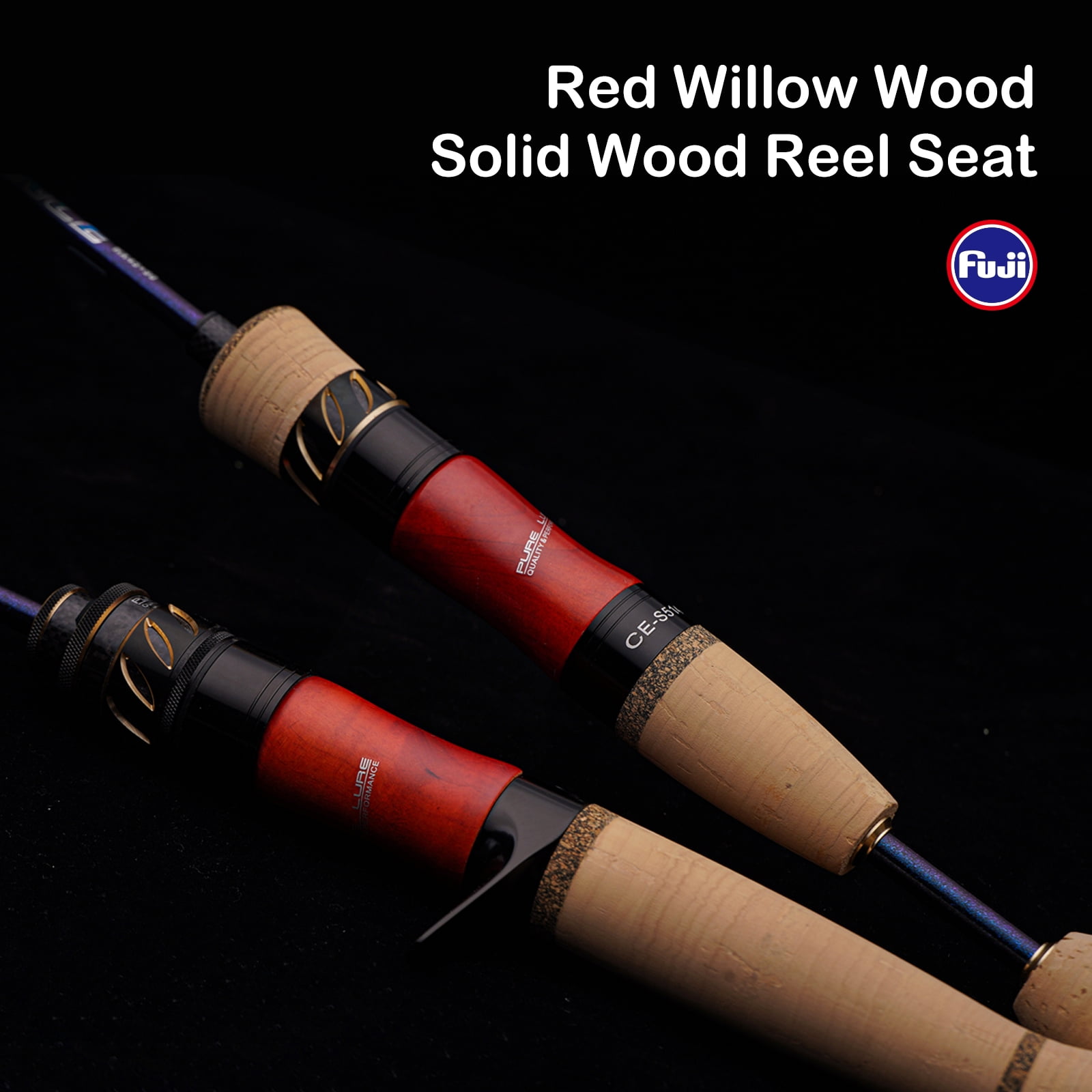 PURELURE CREEK DANCE Trout Rod BFS Fishing Casting UL Spinning FUJI Guide Light Travel Rod Stream Ejection Fishing Lure Rod