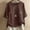Red#3, variant on Womens Shirts Plus Size,Dressy Blouses for Women,2025 Women's Casual Fashion Crew-neck Button-printed Short-sleeved Top Gray XL