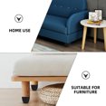 thumbnail image 3 of Homoyoyo 6Ud Patas Negros Para Muebles Soporte Ajustable Faciles De Instalar Para Sillas Y Mesas, 3 of 8